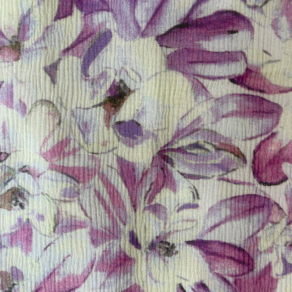 LoveShackFancy Julio Silk Midi Dress Magenta Starlight Color Size XS - Picture 10 of 11